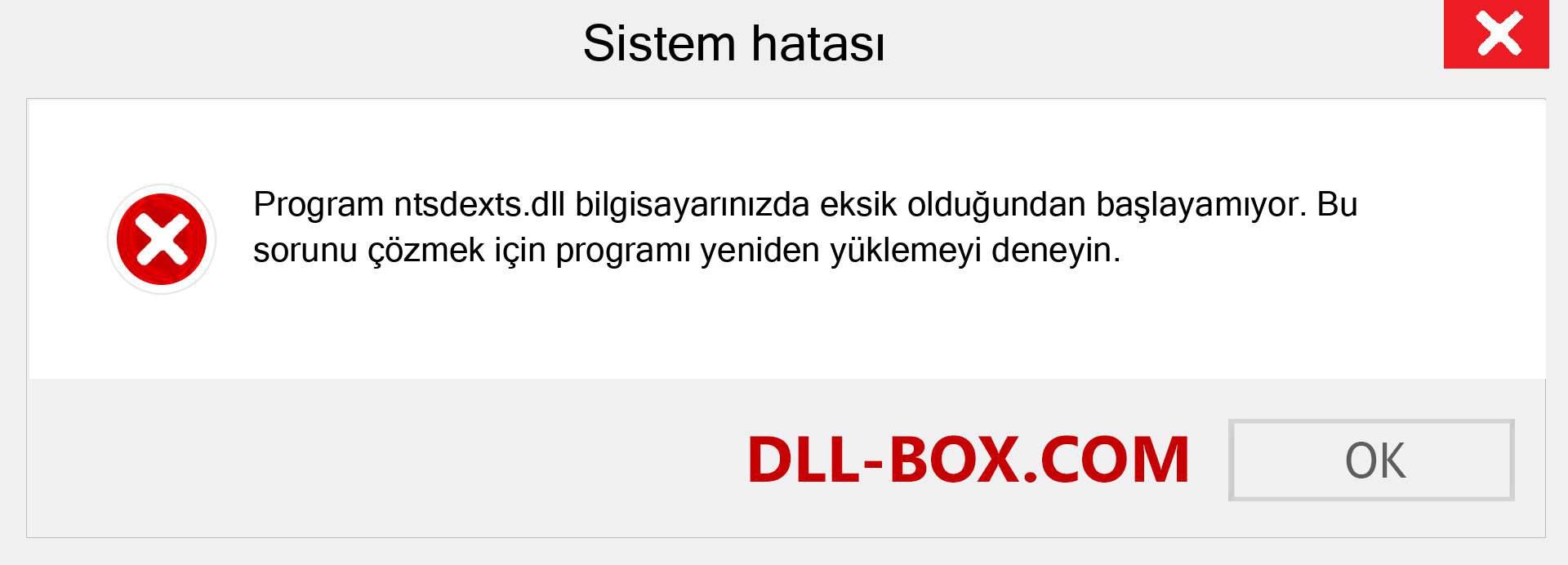 ntsdexts.dll dosyası eksik mi? Windows 7, 8, 10 için İndirin - Windows'ta ntsdexts dll Eksik Hatasını Düzeltin, fotoğraflar, resimler